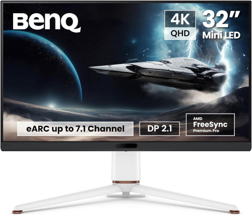 BenQ Mobiuz EX321UX - Monitor a LED - gaming - 31.5" - 3840 x 2160 4K @ 144 Hz - IPS - 1000 cd/m² - 1000:1 - DisplayHDR 1000 - 1 ms - HDMI, DisplayPort, USB